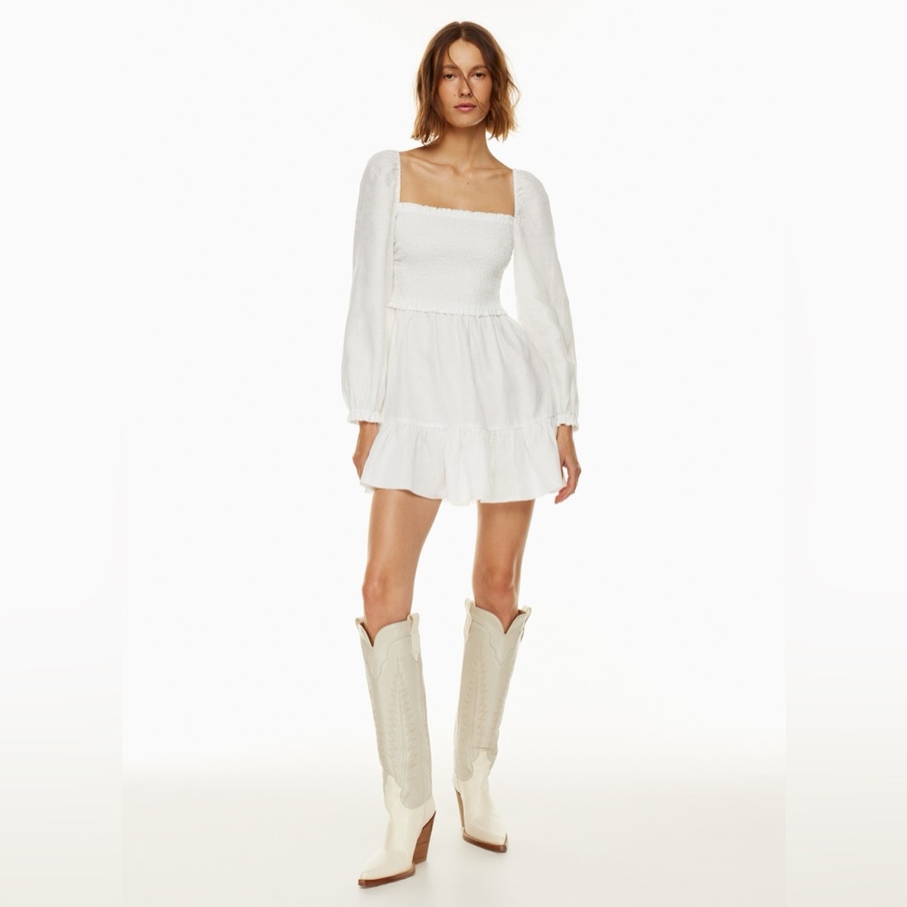 Aritzia Wilfred Tempest Linen Dress